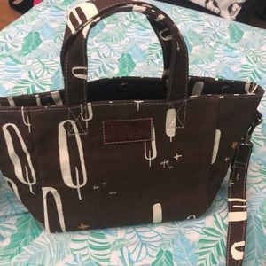 MAIKA mini canvas purse/tote